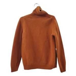 COS Cashmere Turtleneck Burned Orange Sweater (6-8Y)